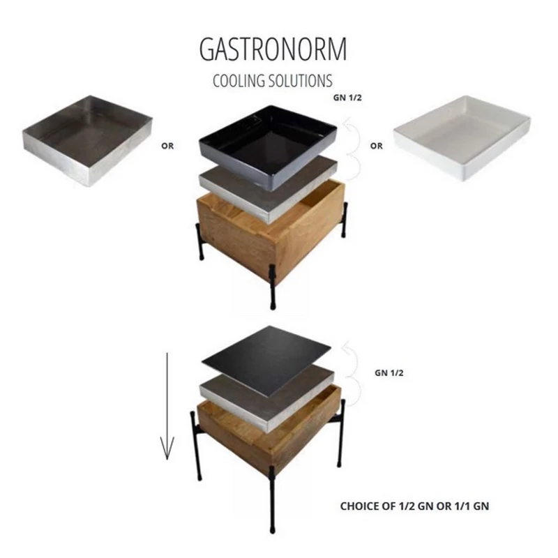 StylePoint büfé tál fehér GN 1/2