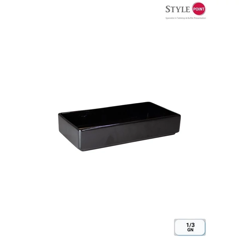 StylePoint büfé tál fekete  GN 1/3 32.1 x 17.3 x 6.5 cm
