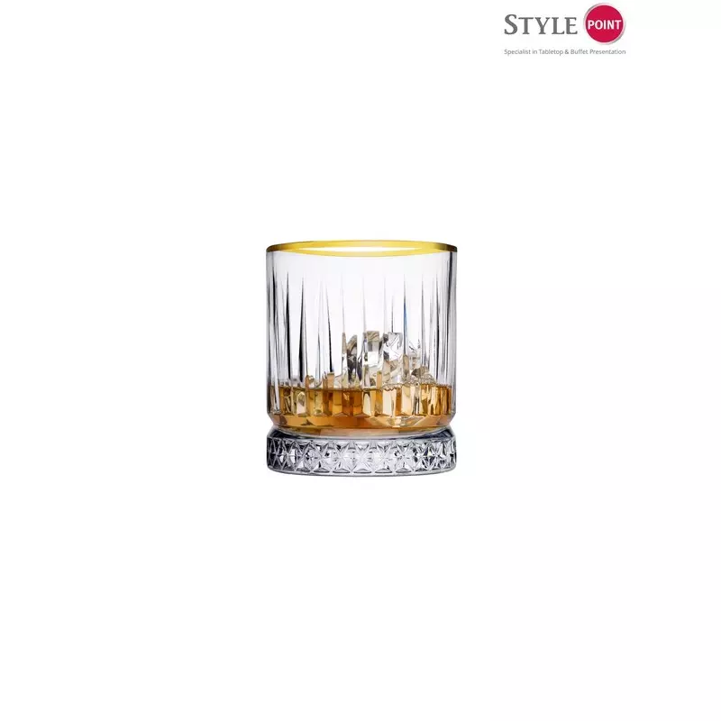 StylePoint Elysia golden touch whiskys pohár, 210 ml