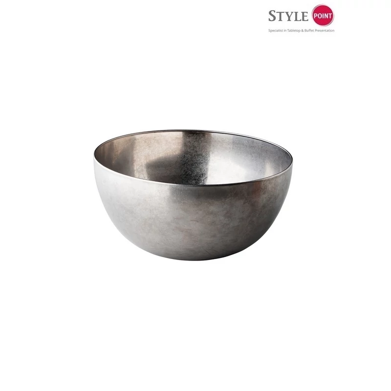 StylePoint rozsdamentes acél tál vintage Ø30 cm