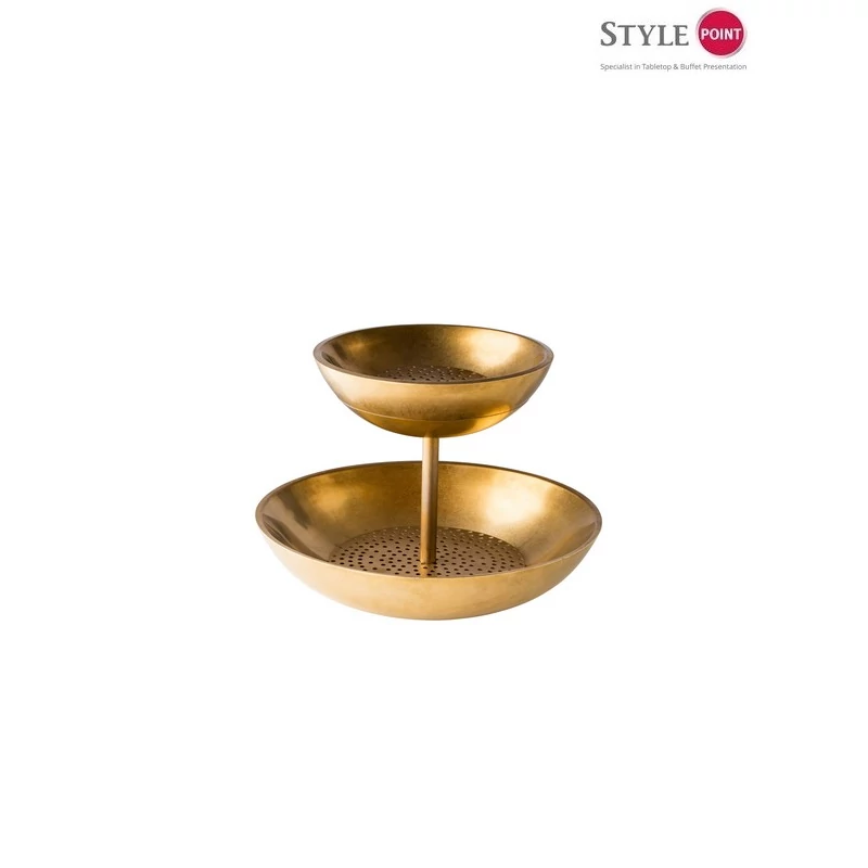 StylePoint étazser arany Ø40/Ø27 x 33cm