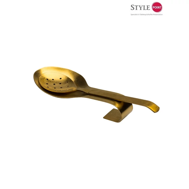 StylePoint rozsdamentes büfékanál-tartó vintage arany