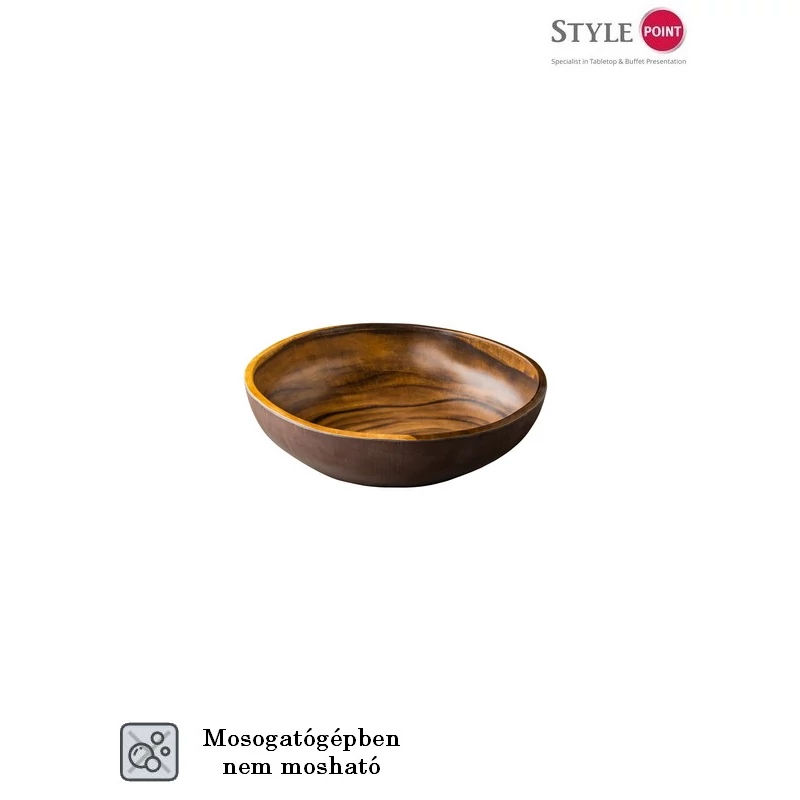 StylePoint African wood melamin tál 33x33x9 cm