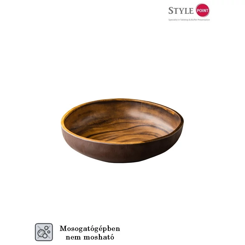 StylePoint African wood melamin tál 37x37x9 cm