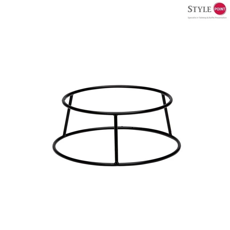 StylePoint csúszásgátlós büfé kiemelő fekete 25x21x10 cm