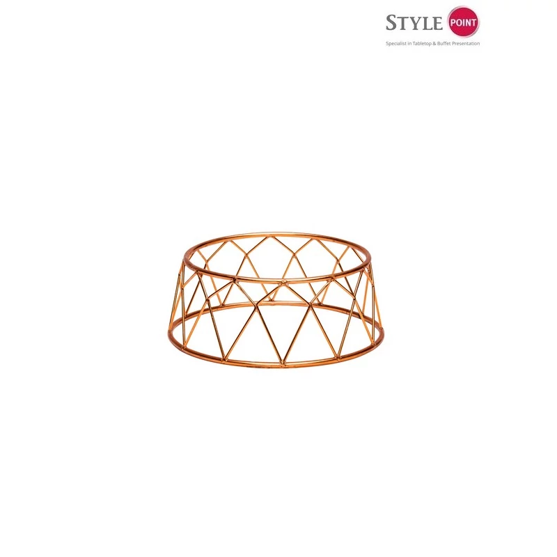 StylePoint büfé kiemelő bronz korona 25X21X10 cm