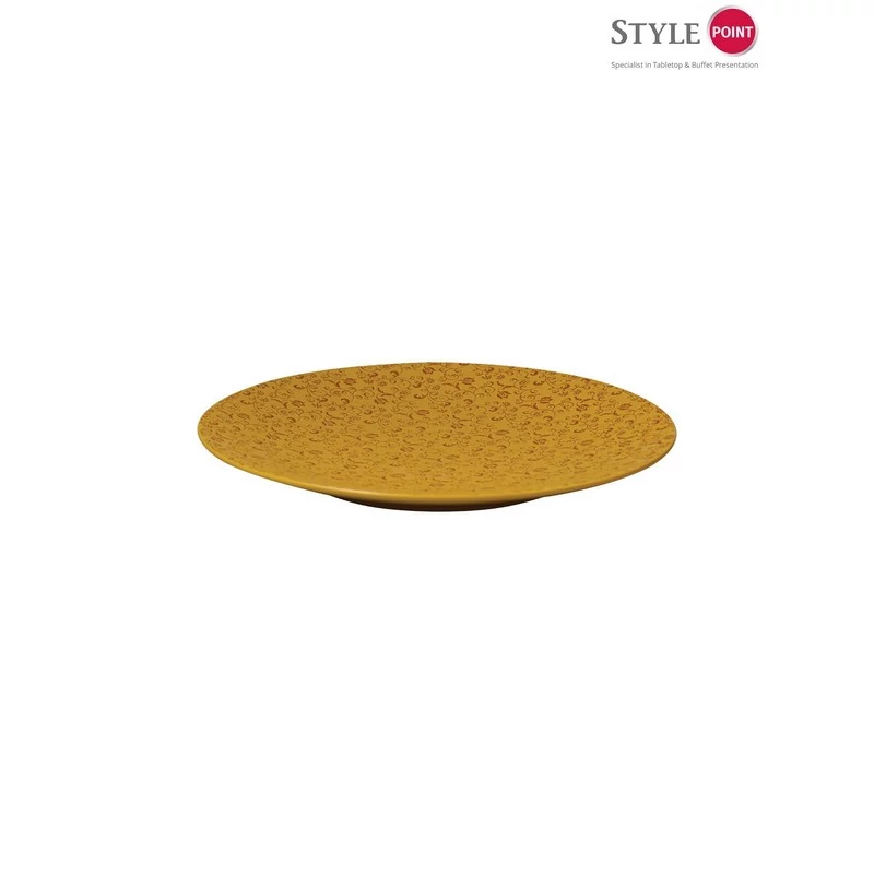StylePoint Barcelona lapostányér okker, 27 cm