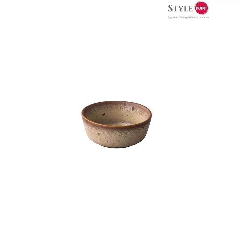 StylePoint Stone Brown szószos tál, 8 cm
