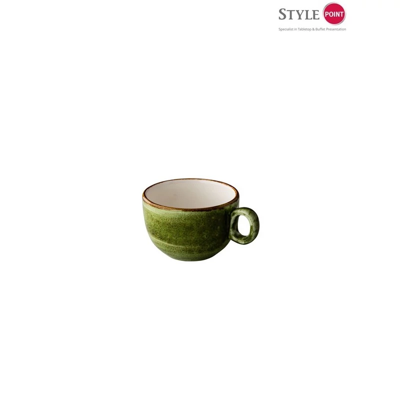 StylePoint Jersey sorolható cappuccinos csésze zöld, 200 ml