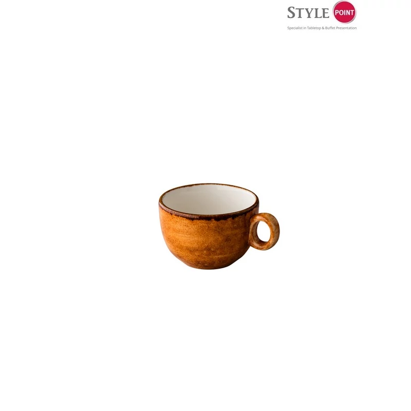 StylePoint Jersey sorolható cappuccinos csésze narancssárga, 200 ml