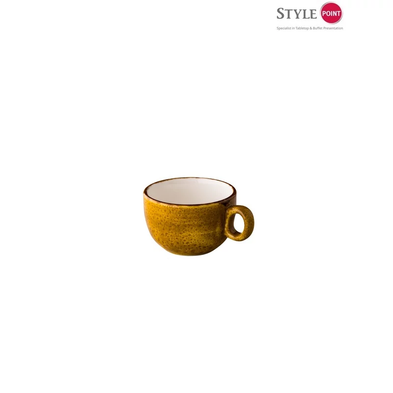StylePoint Jersey sorolható cappuccinos csésze sárga, 200 ml