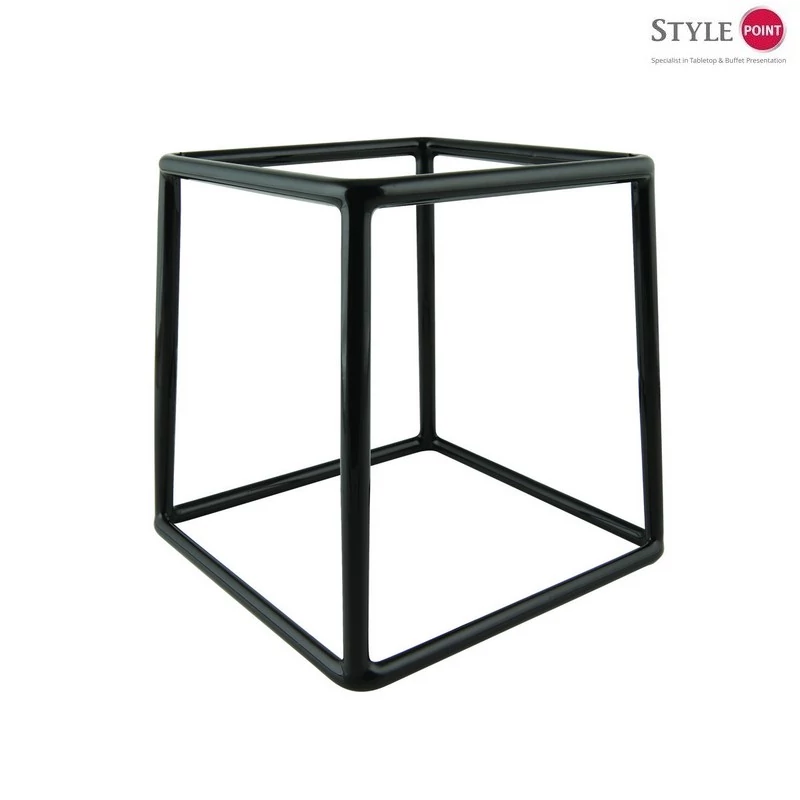 StylePoint szögletes csúszásgátlós büfé kiemelő fekete 18 cm