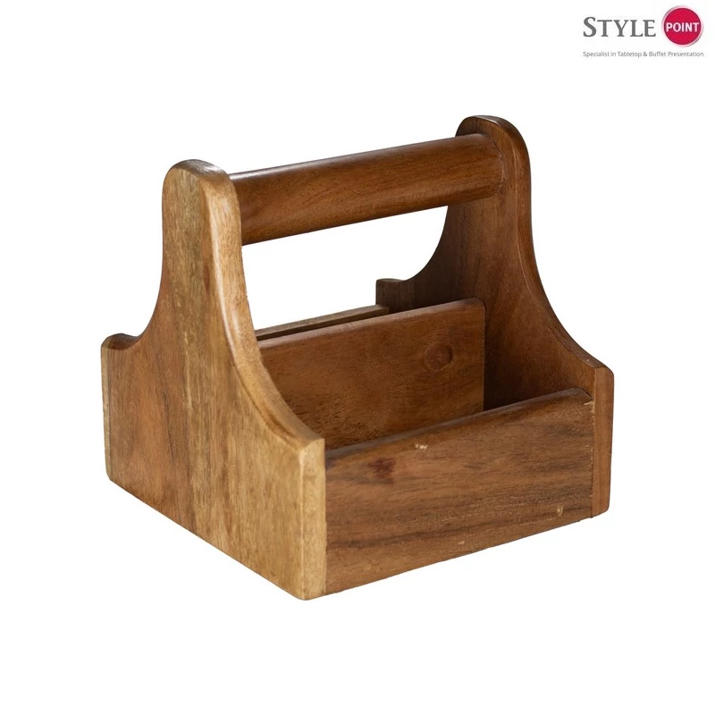 StylePoint fa asztali patika/ caddy 15 x 15 cm