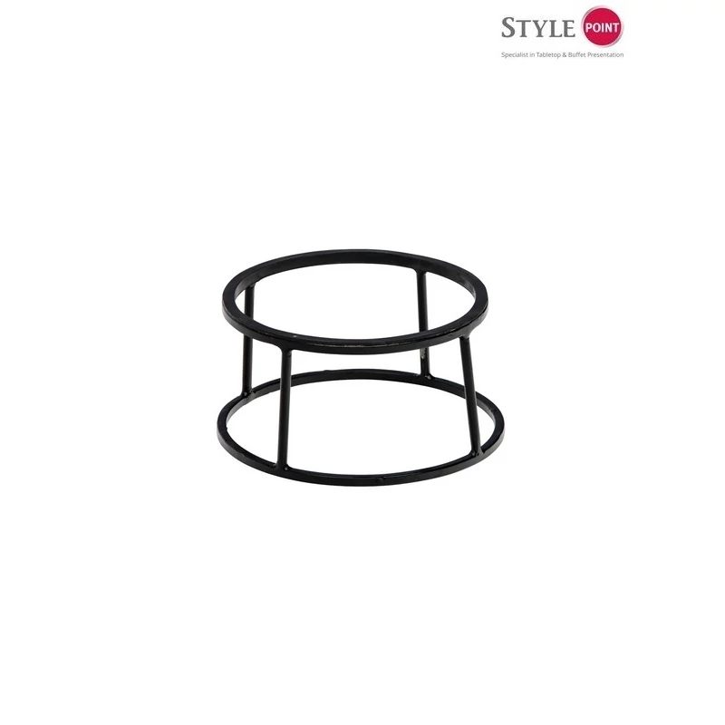StylePoint büfé kiemelő fekete Ø22/24 x12 cm