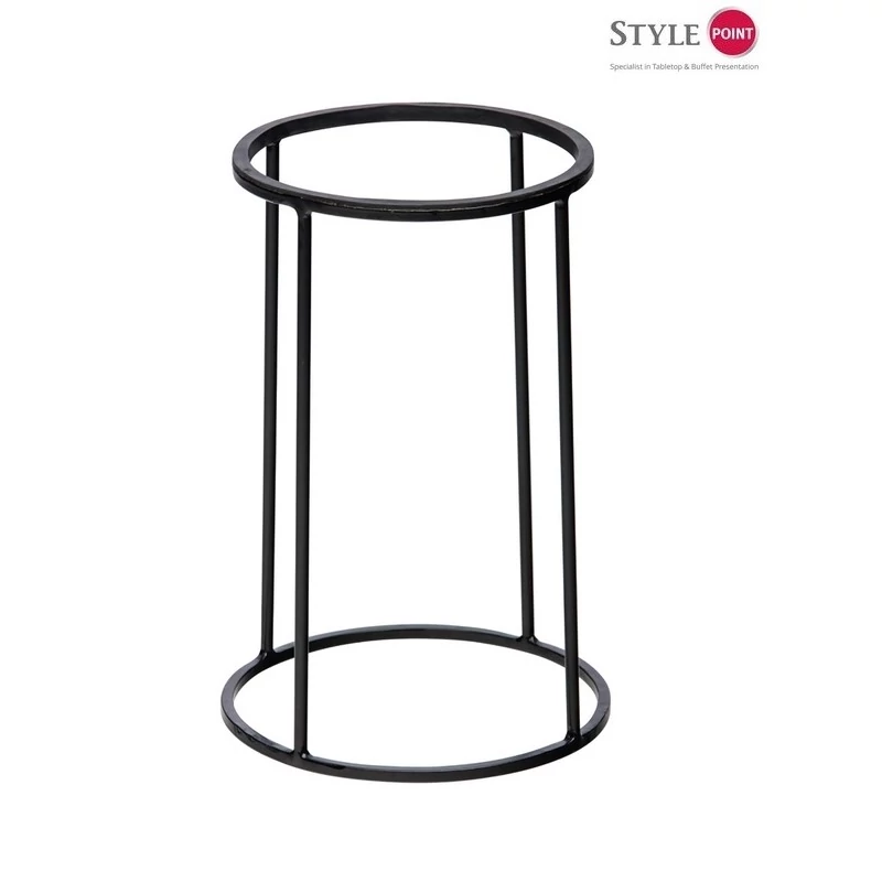 StylePoint büfé kiemelő fekete Ø22/24 x36 cm