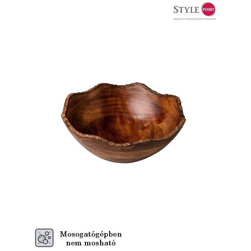 StylePoint természetes fatál Ø30x12 cm