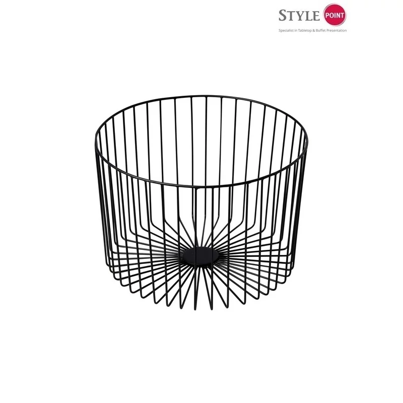 StylePoint StylePoint büfékosár fekete 33x23x33 cm
